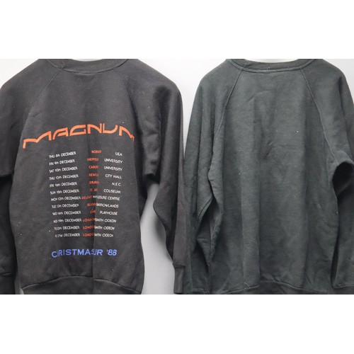 654 - Five Vintage Magnum Tour T Shirts and Sweatshirts