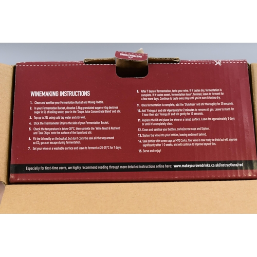 665 - Brand New Unused Red Wine making Ingredients Kit makes upto 30 Bottles