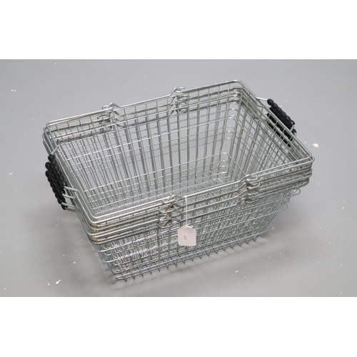 636 - Four Wire Shopping Baskets