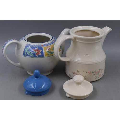 307 - Six Pieces of Biltons Dinnerware, and a Key West Teapot