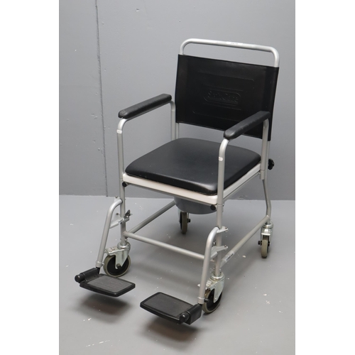 541 - Smitcare Wheelchair Commode with Foot Rests