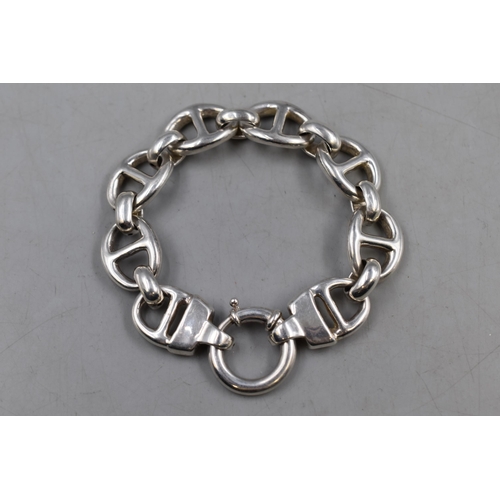 38 - Silver 925 Chain Link Bracelet