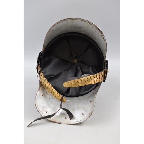 350 - Reprodution German WWl Pickelhaube Prussian Lobster Tail Helmet.