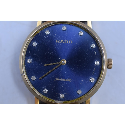 83 - RADO 17 Jewels Automatic Gents Watch (Working)