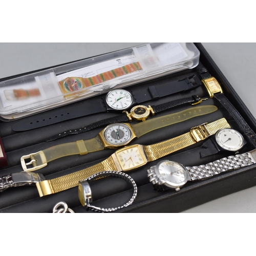 86 - Mixed Selection of Watches including Swatch, Timex, Seiko and More (Spares or Repairs)