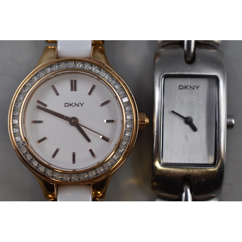 94 - Two DKNY Ladies Watch (Both Working)