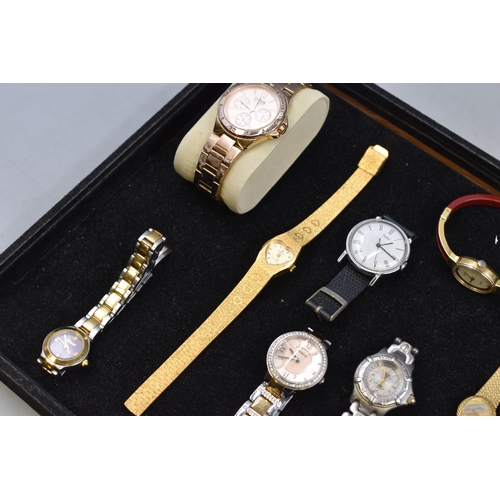 101 - Mixed Selection of Watches to include Lorus, Fossil, Saga, Rotary and more