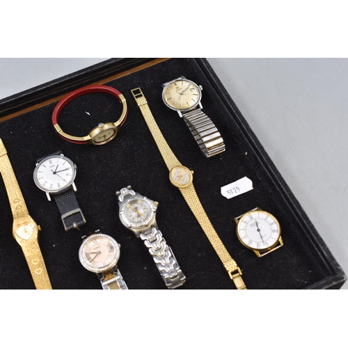 101 - Mixed Selection of Watches to include Lorus, Fossil, Saga, Rotary and more