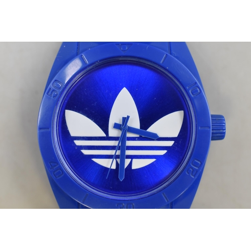 106 - adidas Originals Watch with Rubberised Strap and Original Box