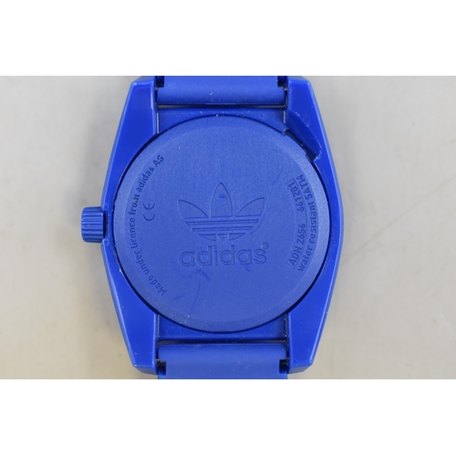 106 - adidas Originals Watch with Rubberised Strap and Original Box