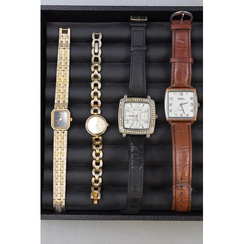 113 - Selection of 10 Watches including Reflex, Swiss Balance, Accurist, Citron and More