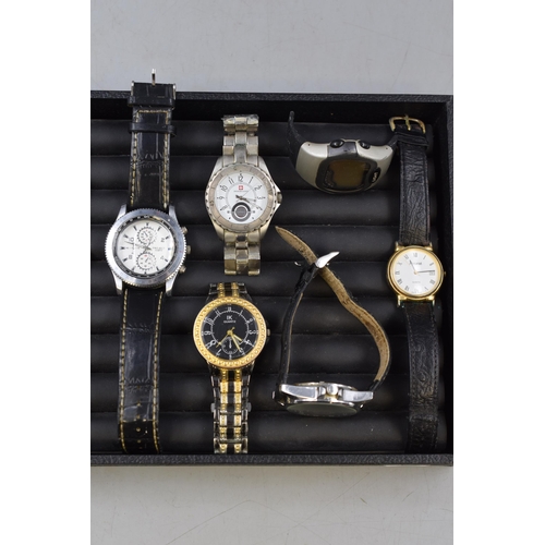 113 - Selection of 10 Watches including Reflex, Swiss Balance, Accurist, Citron and More