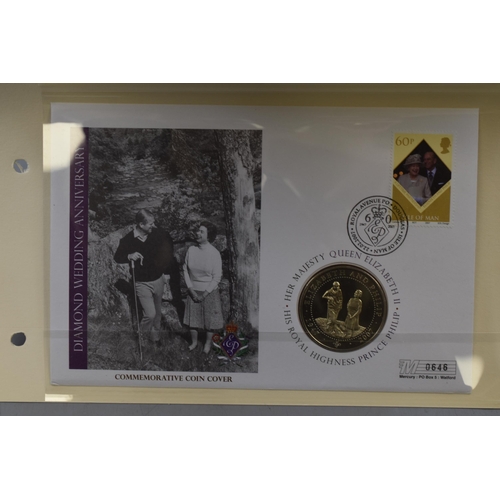 147 - Selection of Four Queen Elizabeth II Commemorative First Day Covers. Includes Accommodation after th... 