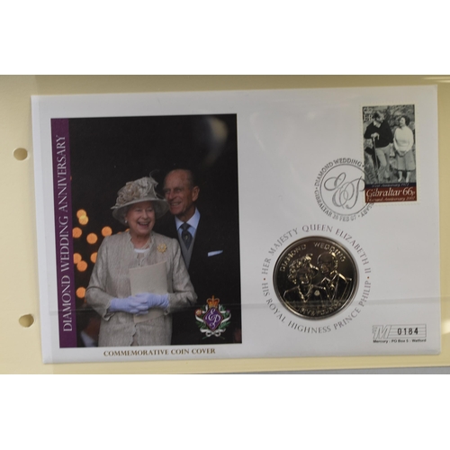 150 - Selection of Four Commemorative Queen Elizabeth II First Day Covers. Includes The Wedding Programme,... 