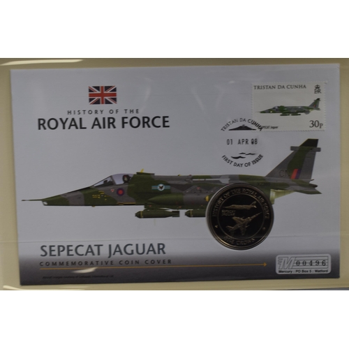 151 - Selection of Five Royal Air Force First Day Covers. Includes Royal Airforce Factory SE5a, Sepecat Ja... 