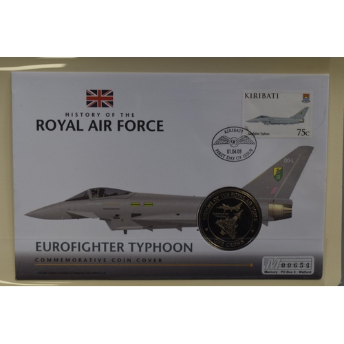 151 - Selection of Five Royal Air Force First Day Covers. Includes Royal Airforce Factory SE5a, Sepecat Ja... 