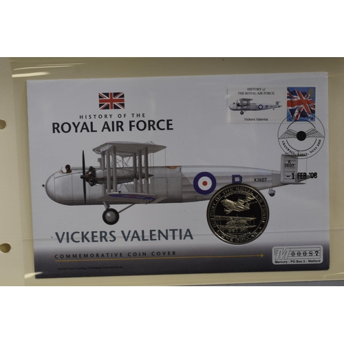 151 - Selection of Five Royal Air Force First Day Covers. Includes Royal Airforce Factory SE5a, Sepecat Ja... 