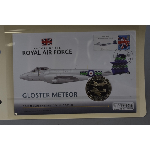 151 - Selection of Five Royal Air Force First Day Covers. Includes Royal Airforce Factory SE5a, Sepecat Ja... 