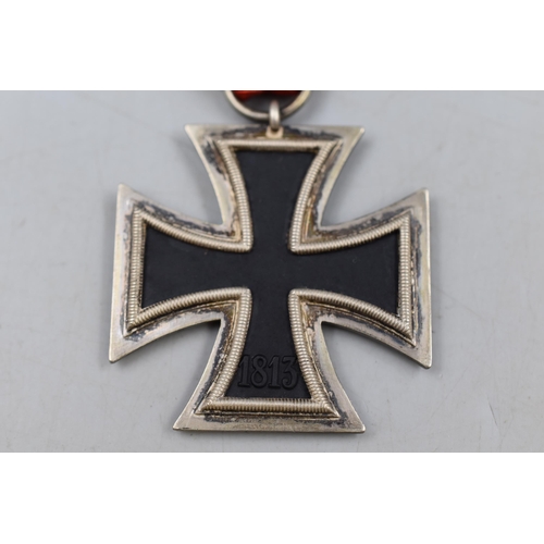 181 - A WWII Nazi Germany Second Class Iron Cross Medal, With Original Ribbon