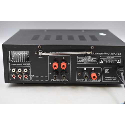 535 - A Sunbuck AV-MP326BT Professional Digital Echo Mixer Power Amplifier, Powers on When Tested