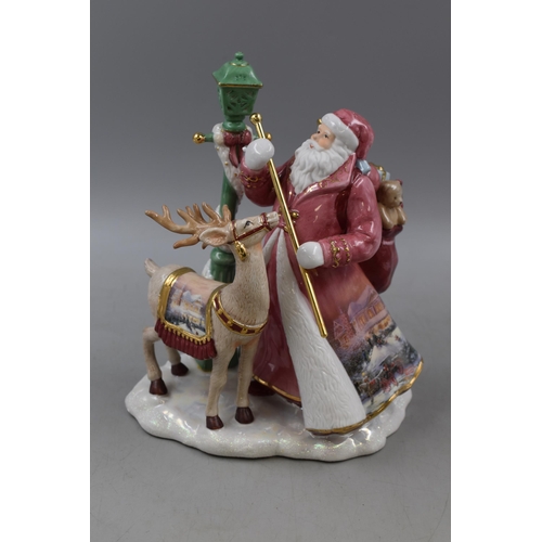 287 - Thomas Kinkade Spirit of Christmas Illuminated Figurine entitled Victorian Christmas II with Certifi... 