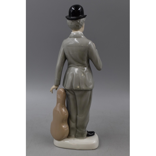 303 - Lladro Style Charlie Chaplin Figure (Approx. 11