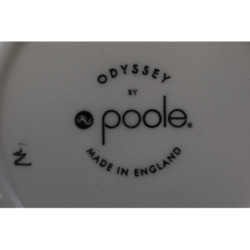 317 - Ten Pieces of Poole Pottery. Includes Daisy Chain Plates, Odyssey Bowl and Other Plates (Possibly Ho... 