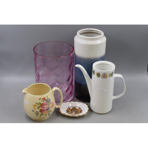 737 - Mixed Selection of Ceramics/Glassware Including Vases and Teapots