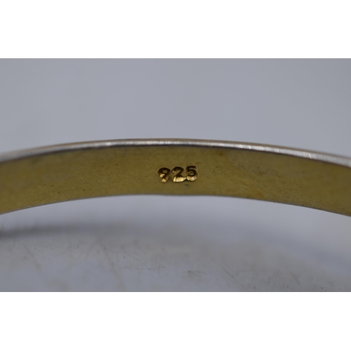 18 - Silver 925 Bird themed Bangle