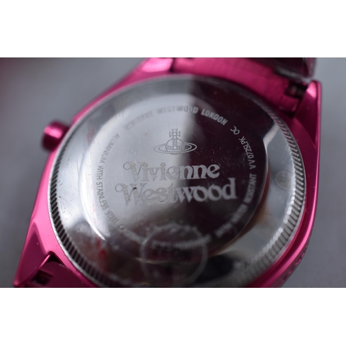 56 - New Vivienne Westwood Let it Rock Watch with Tags (Working)