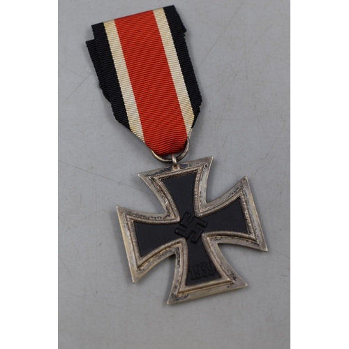 83 - A WWII Nazi Germany Second Class Iron Cross Medal, With Original Ribbon