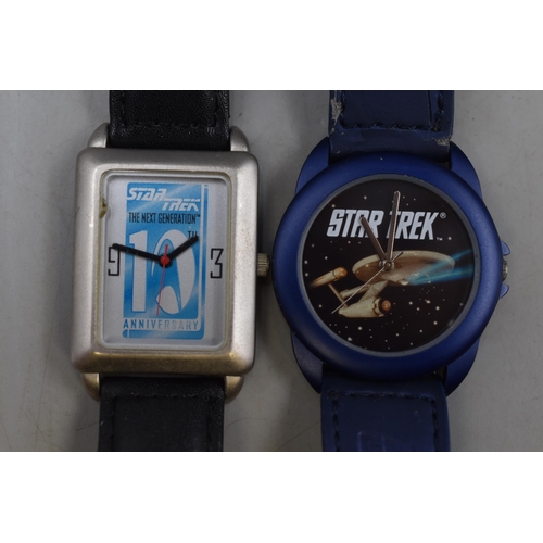 85 - Two Star Trek Watches in Presentation Tins (Both Working)