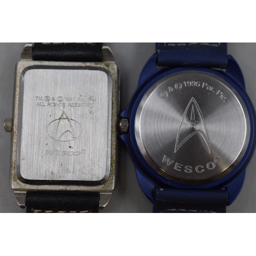 85 - Two Star Trek Watches in Presentation Tins (Both Working)