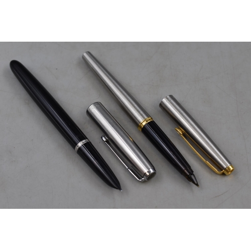 86 - Two Parker Fountain Pens including 45