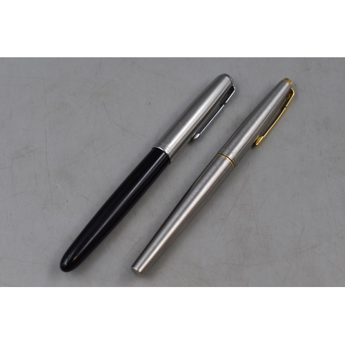 86 - Two Parker Fountain Pens including 45