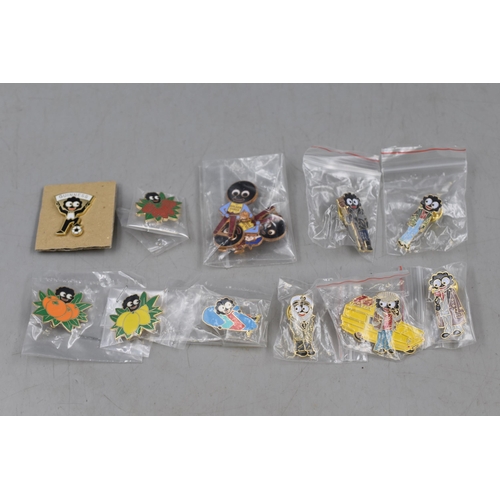 92 - Selection of 13 Golly Pins