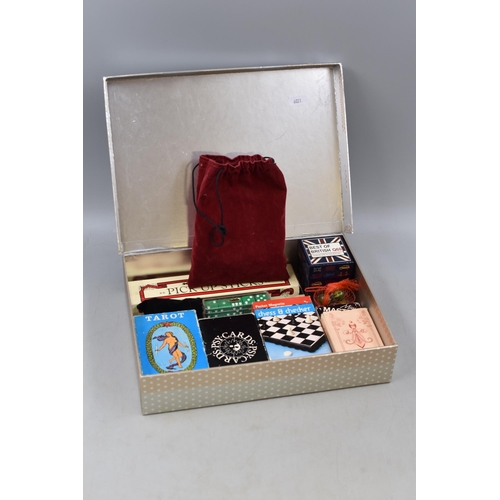 411 - Selection of Games and Cards including Tarot and Fortune Telling