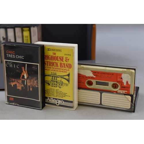 428 - Two Vintage Cassette Tape Cases with Pre-Taped Cassettes inside