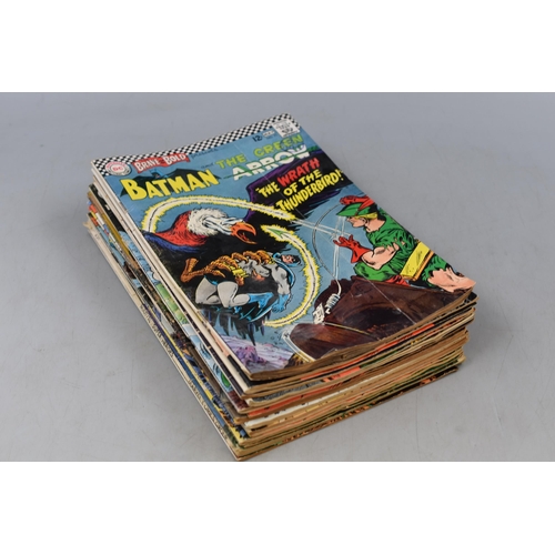 432 - A Mixed Selection of DC and Marvel Bronze and Silver Age Comics. Includes Batman, Doctor Strange, Bl... 