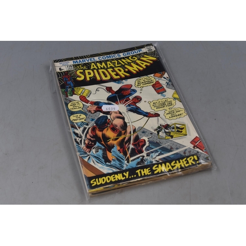 433 - A Selection of Six Collectable Bronze Age Comics. Includes Spiderman, Avengers, Star Trek and More. ... 