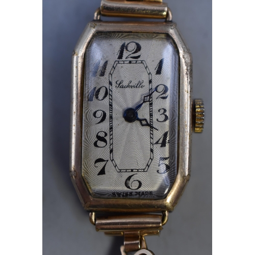 16 - Antique Ladies Sackville Cocktail Watch. Swiss Made.