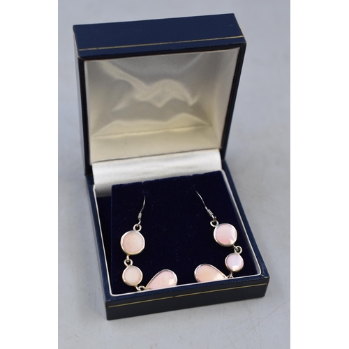 63 - Pair of Silver 925 Earrings Complete with Presentation Box