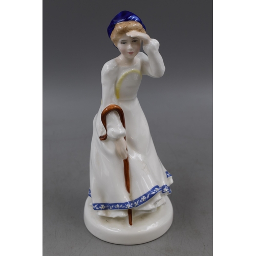 260 - A Royal Doulton Nursey Rhymes Collection 'Little Bo-Peep' Ceramic Figure, Approx 8.5