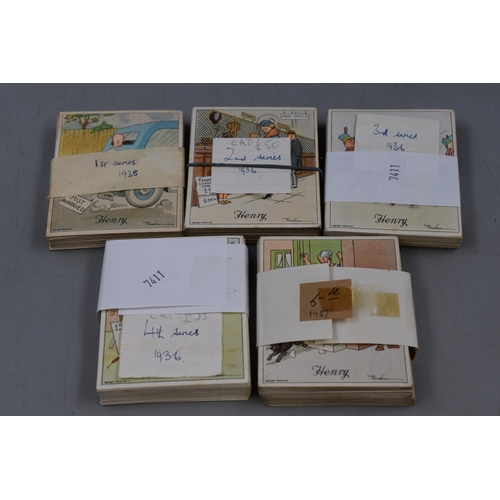 kensitas cigarette cards henry Five Collections of J Wix Kensitas Henry Cigarette Cards inc