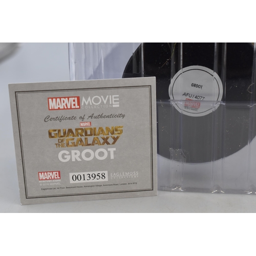 124 - Boxed Marvel Guardians of the Galaxy Groot Statue with Certificate of Authenticity