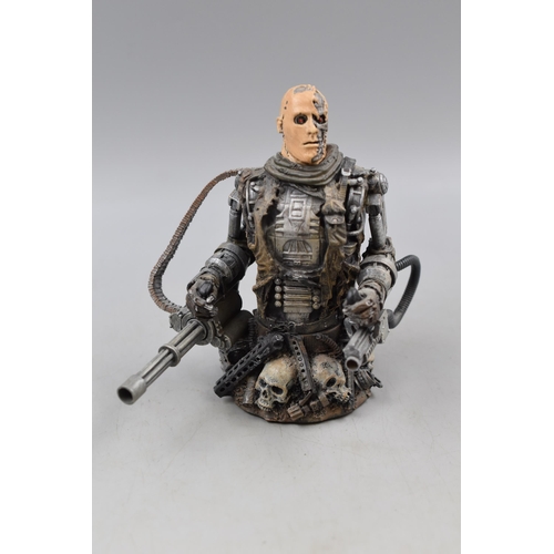 127 - DC Unlimited Terminator Salvation T-600 Bust with Original Packaging Limited Edition of 3000