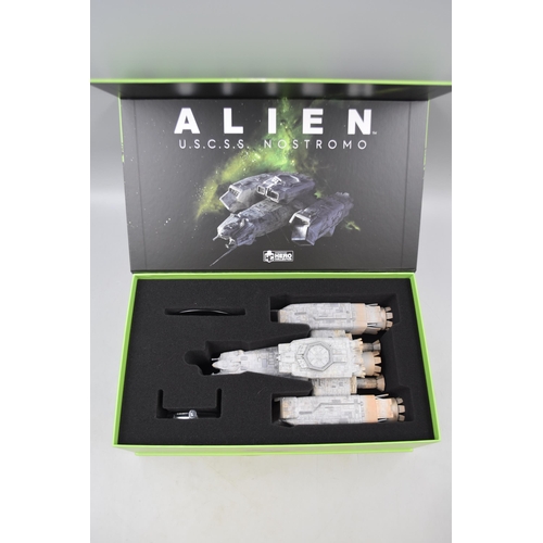 139 - Eaglemoss Hero Collector XL Alien U.S.C.C. Nostromo with Die-Cast Base and Original Packaging