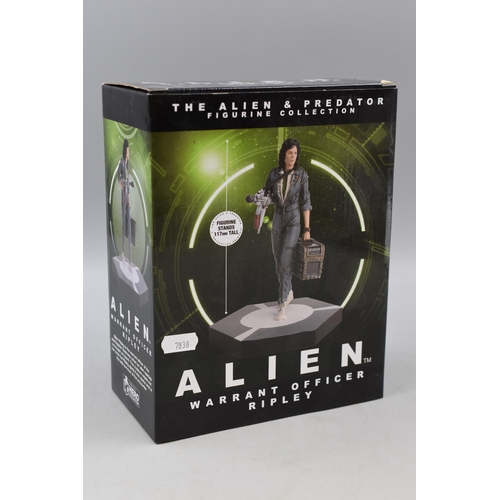 142 - Eaglemoss Hero Collector Alien Warrant officer Ripley Figurine with Box