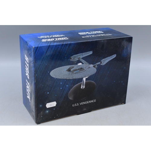 145 - Eaglemoss XL Star Trek U.S.S. Vengeance with Die-Cast Base with Original Packaging