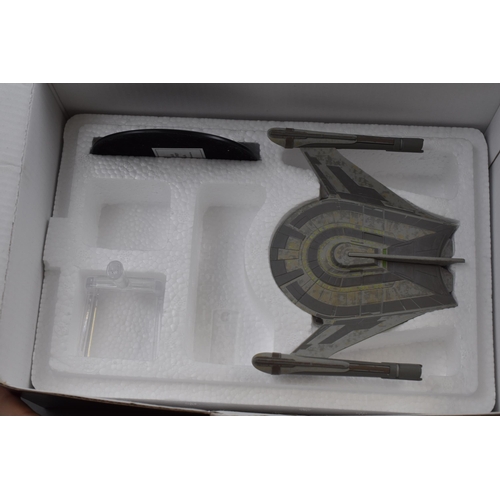 148 - Eaglemoss XL Star Trek PICARD Romulan BIRD-OF-PREY in Original Packaging